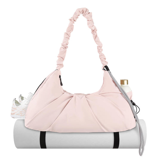 Dizdvizd Kleine Fitness-Tasche für Frauen mit Schuhfach & Nass Tasche, 16L Leichtgewicht Reise Carry-on Weekender, wasserdichte Tasche mit Yoga-Matte Halter